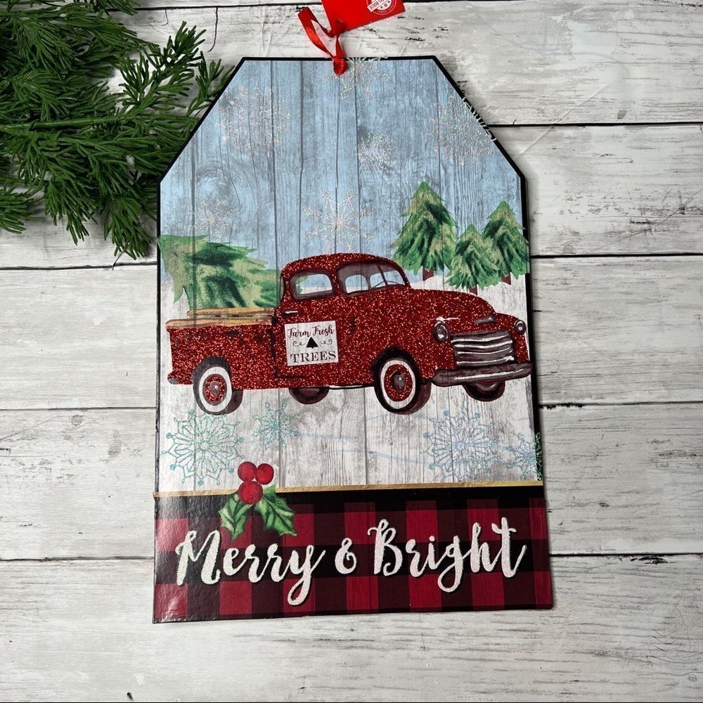 Christmas wall decor set of two.